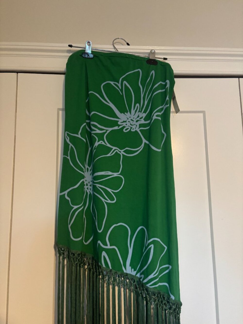 Celandine Asymmetrical Fringed T- Shirt Dress - NWT - Picture 5 of 7
